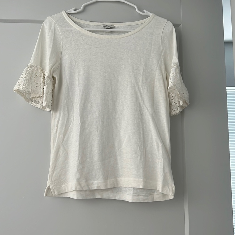 J. Crew, XS, white/ivory